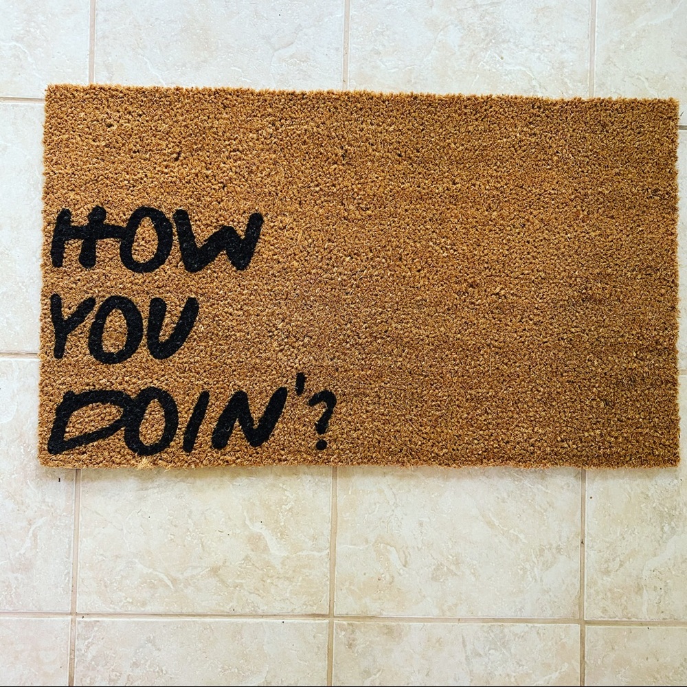 Custom door mat